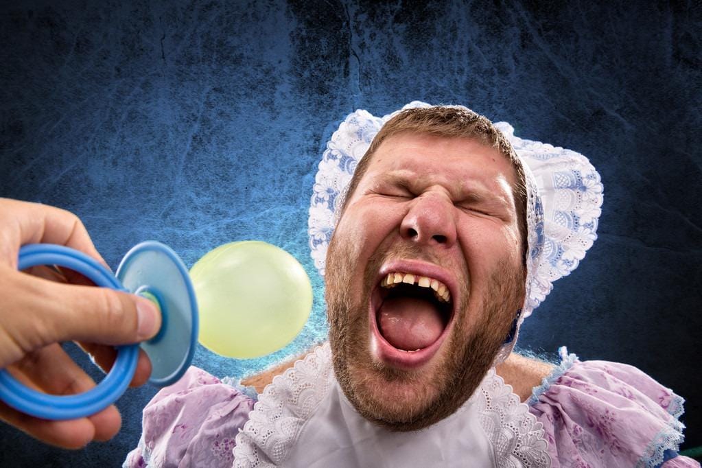 12 Behaviors Clueless Husbands Do That Cause Walkaway Wife 13 man weared as baby