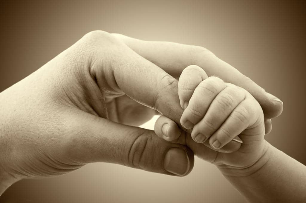 Parental Emotional Enmeshment Trauma: 7 Reasons Why Children Should Never Be Born With Jobs 5 love and family hands of mother and baby