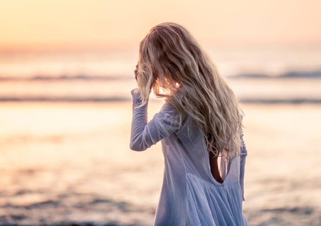 Can't Leave a Failing Marriage? 10 Simple Things to Do 2 beautiful blonde girl long hair short white dress walking sunset