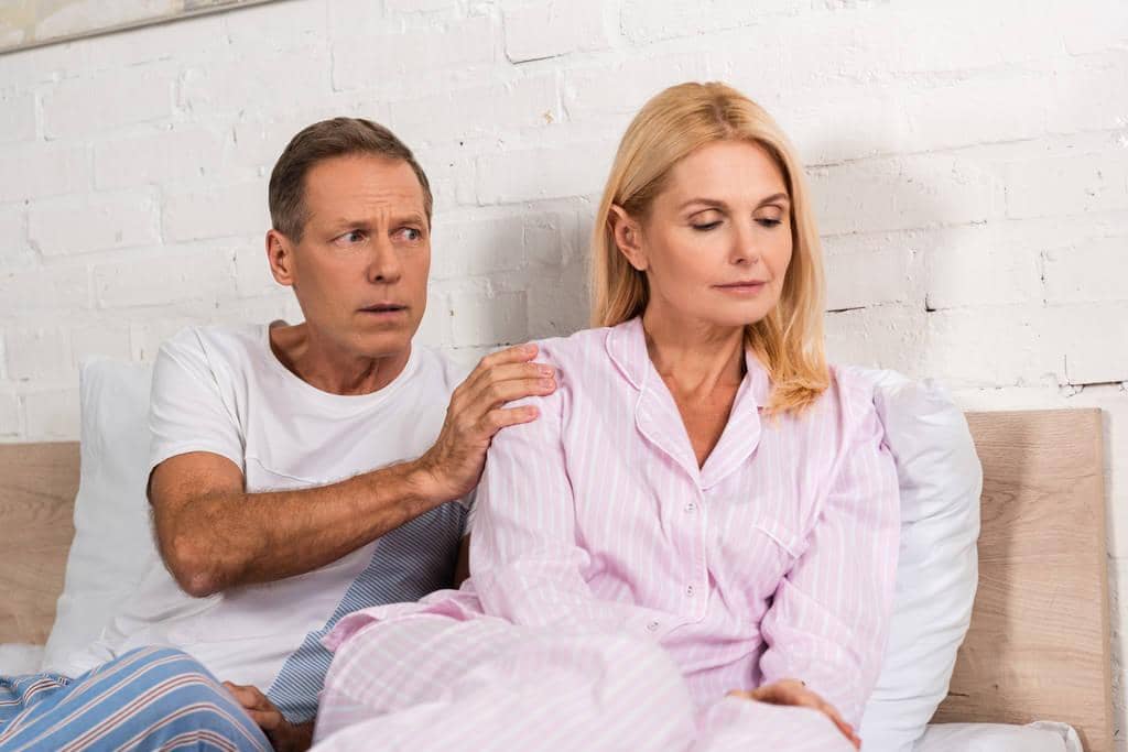 Resentment in Marriage: The 10 Disastrous Root Causes 12 Unhappy resentful sexless couple in bed