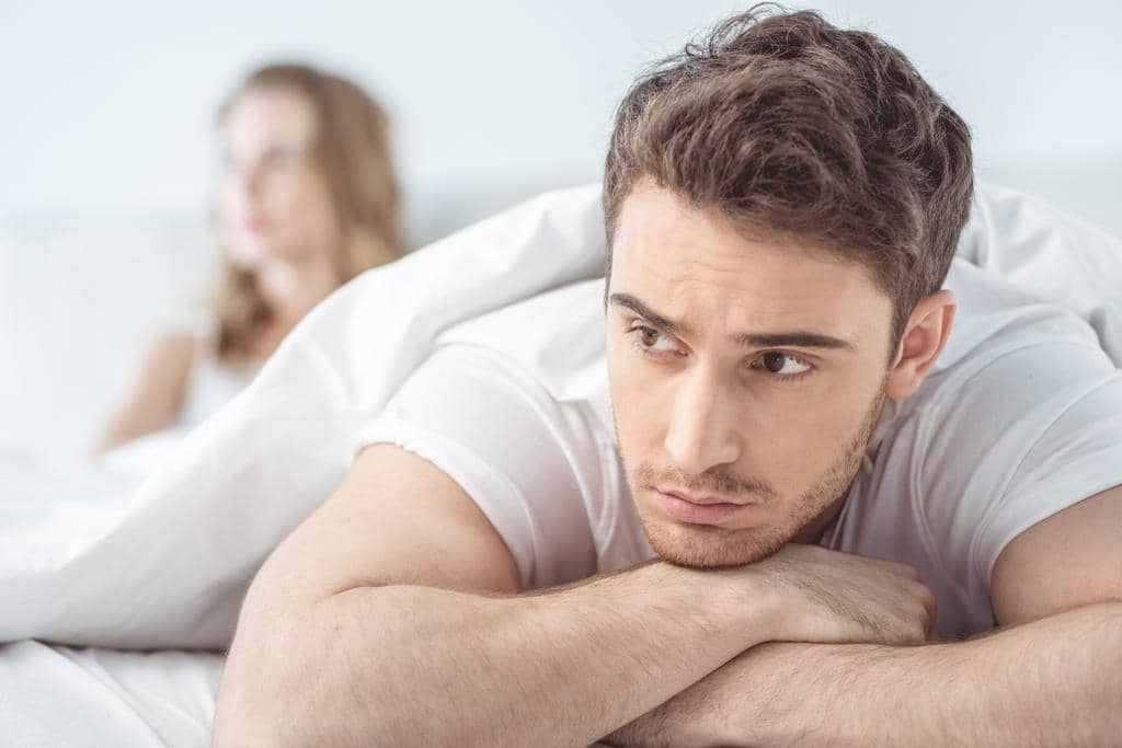 10 Big Lies We Tell Ourselves in Toxic Relationships 3 stock photo young dissatisfied man