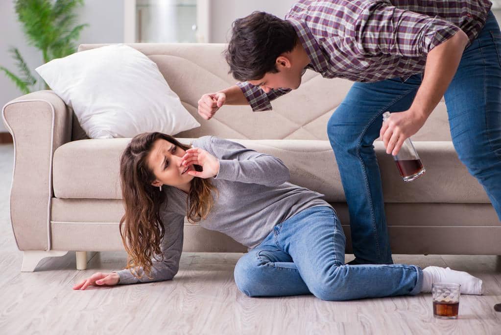 30 Ways to Protect Yourself From an Angry Drunk 3 domestic violence concept in a family argument with drunk alcoho