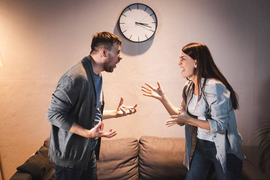 How Indifference in Relationships Can Ruin, or Save It 6 side view drunk alcohol addicted husband wife quarreling home
