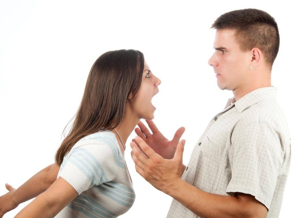Emotionally Reactive? 7 Easy Ways to Stop Losing Your Cool 9 young couple fighting isolated on white
