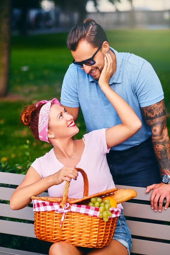 7 Burning Examples of Trauma Adaptation in Relationships 10 bearded male and redhead female in a park