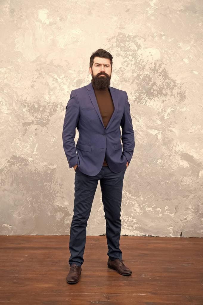 Why These 7 Sigma Male Types Are Incredible Partners 10 man bearded hipster wear classic suit outfit formal outfit take good care of