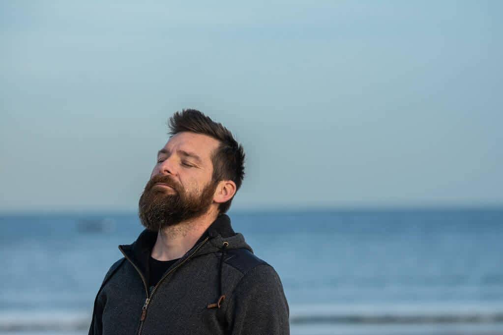 handsome man beach outdoor portrait beautiful man 1