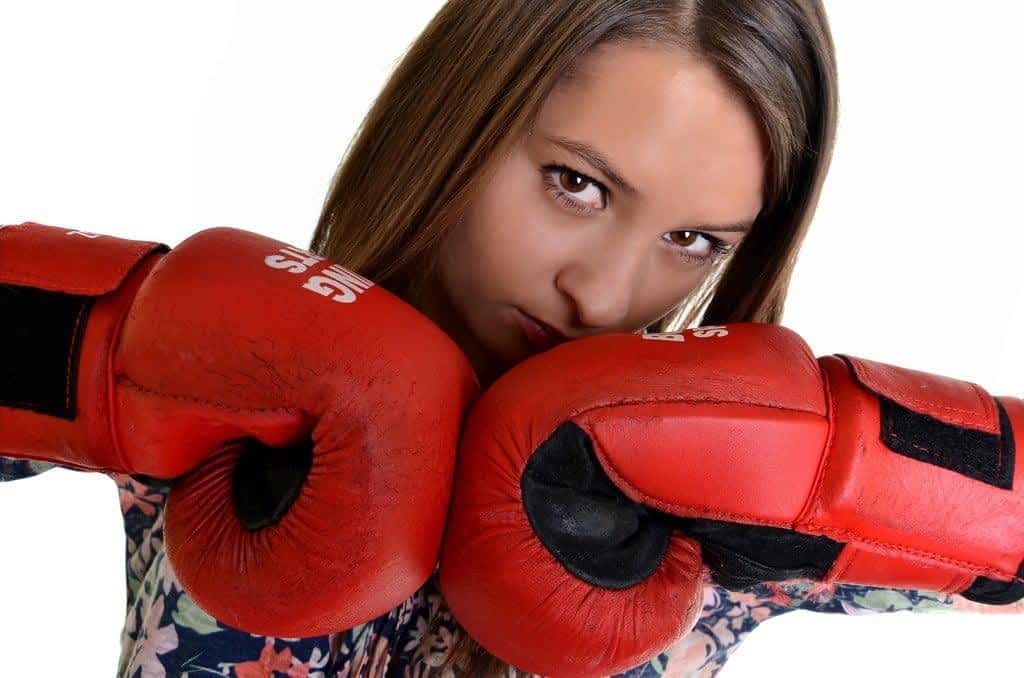The Truth Behind Walkaway Wives: Debunking 7 Absurd Myths 10 stock photo close up of female boxer over white