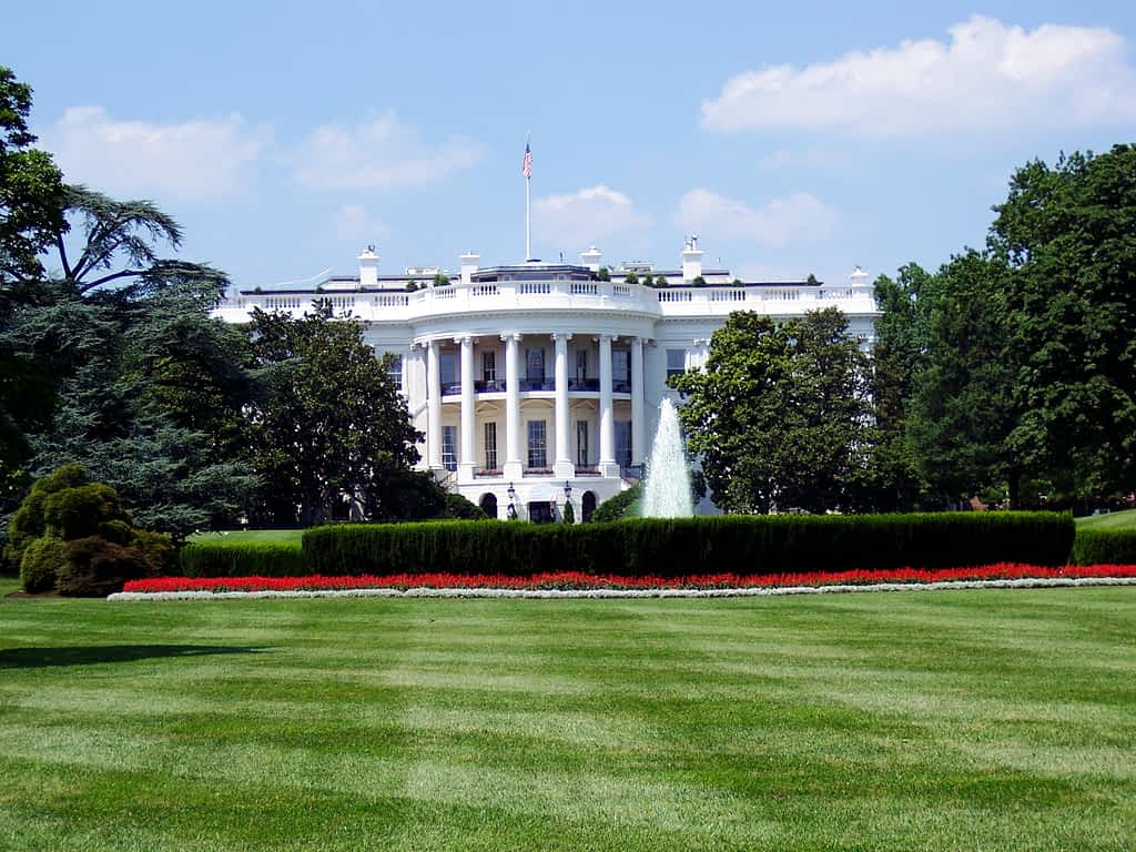 The White House symbolic of the peoples right to vote