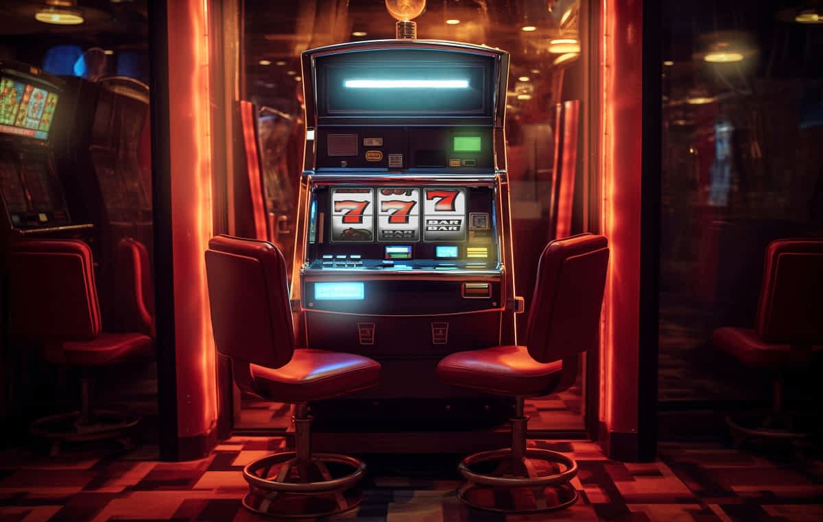 slot machine in casino intermittent reinformcement