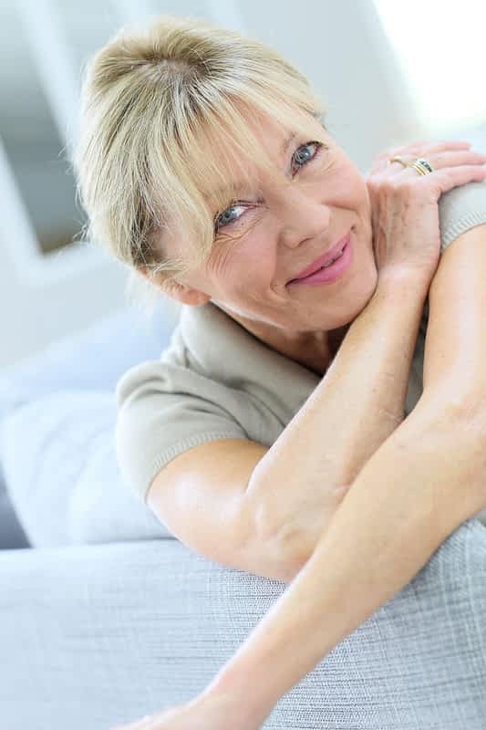 smiling senior woman