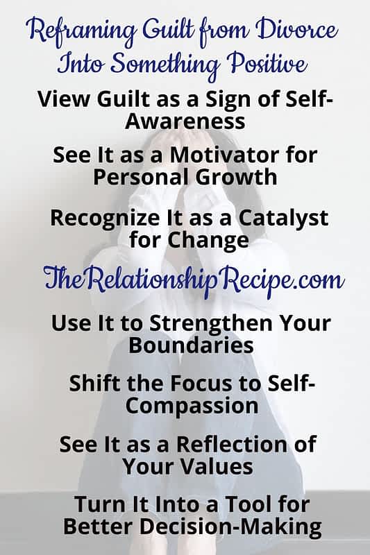 Reframing guilt from Divorce Infographic