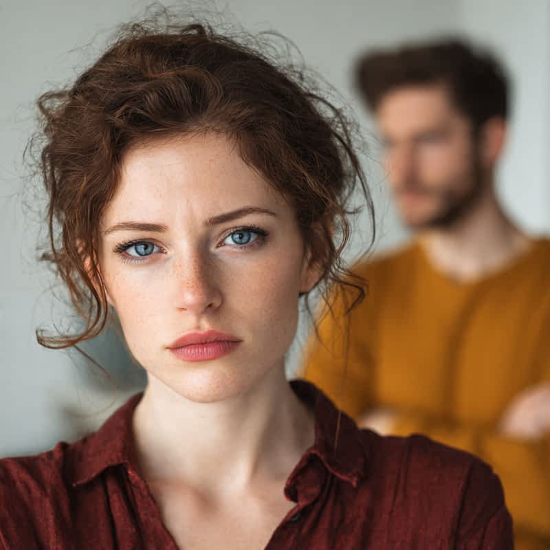 An annoyed young woman tired of the games men play to make you chase them