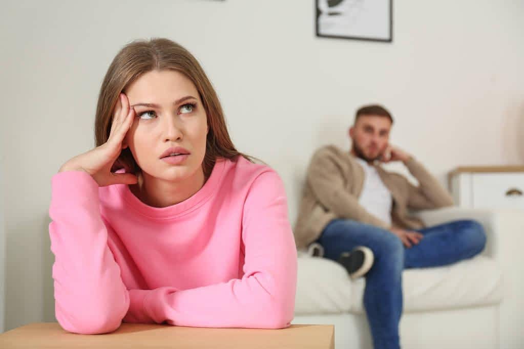 11 Types of Men Who Get Dumped: Brutal Reasons Women Leave 11 young couple ignoring each other argument living room relationship problems
