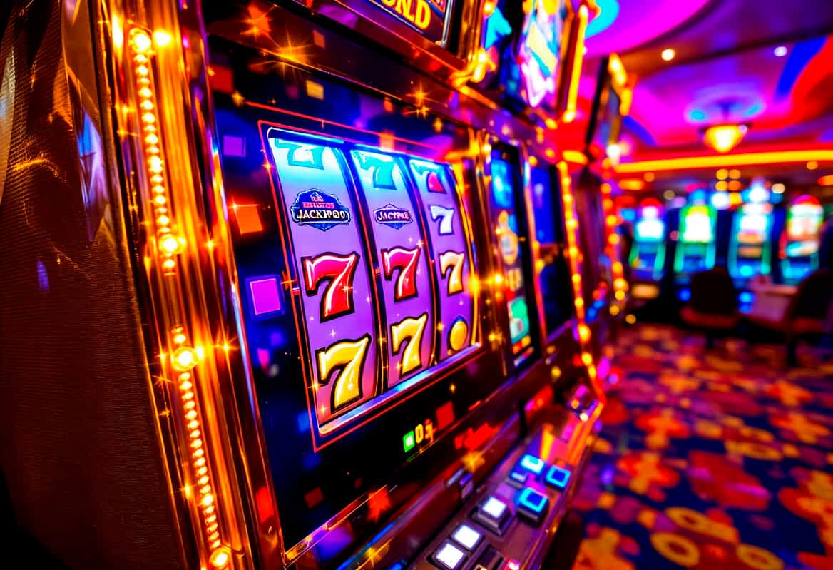 slot machines in a casino intermittent reinforcement