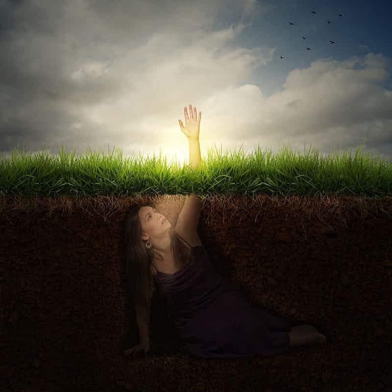 Broken Woman Syndrome: When Strong Women Finally Snap 4 woman reaching for help