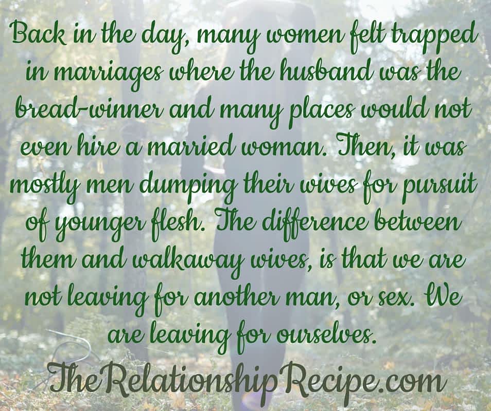 The Quiet Countdown: What Happens Before She Walks Away 2 On the Topic of Walkaway Wives...