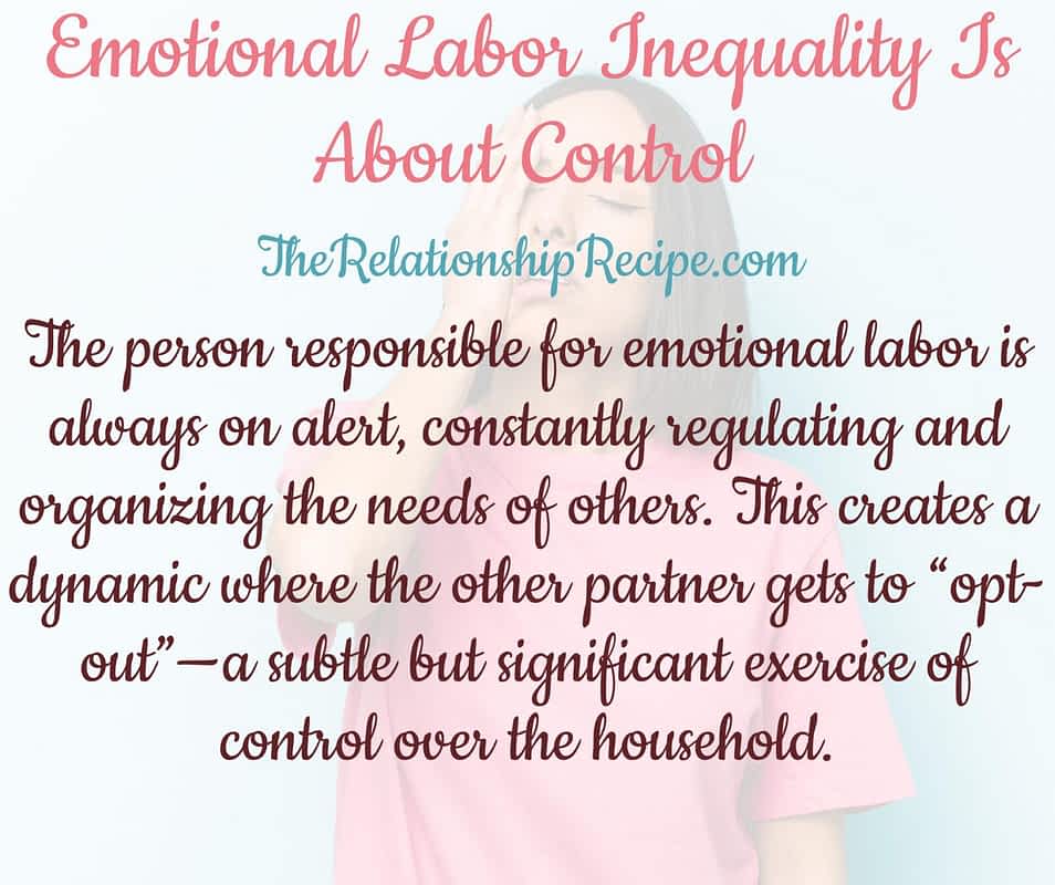 The Harsh Truth About Emotional Labor Inequality for Women 3 Emotional Labor Inequality is About Control Meme